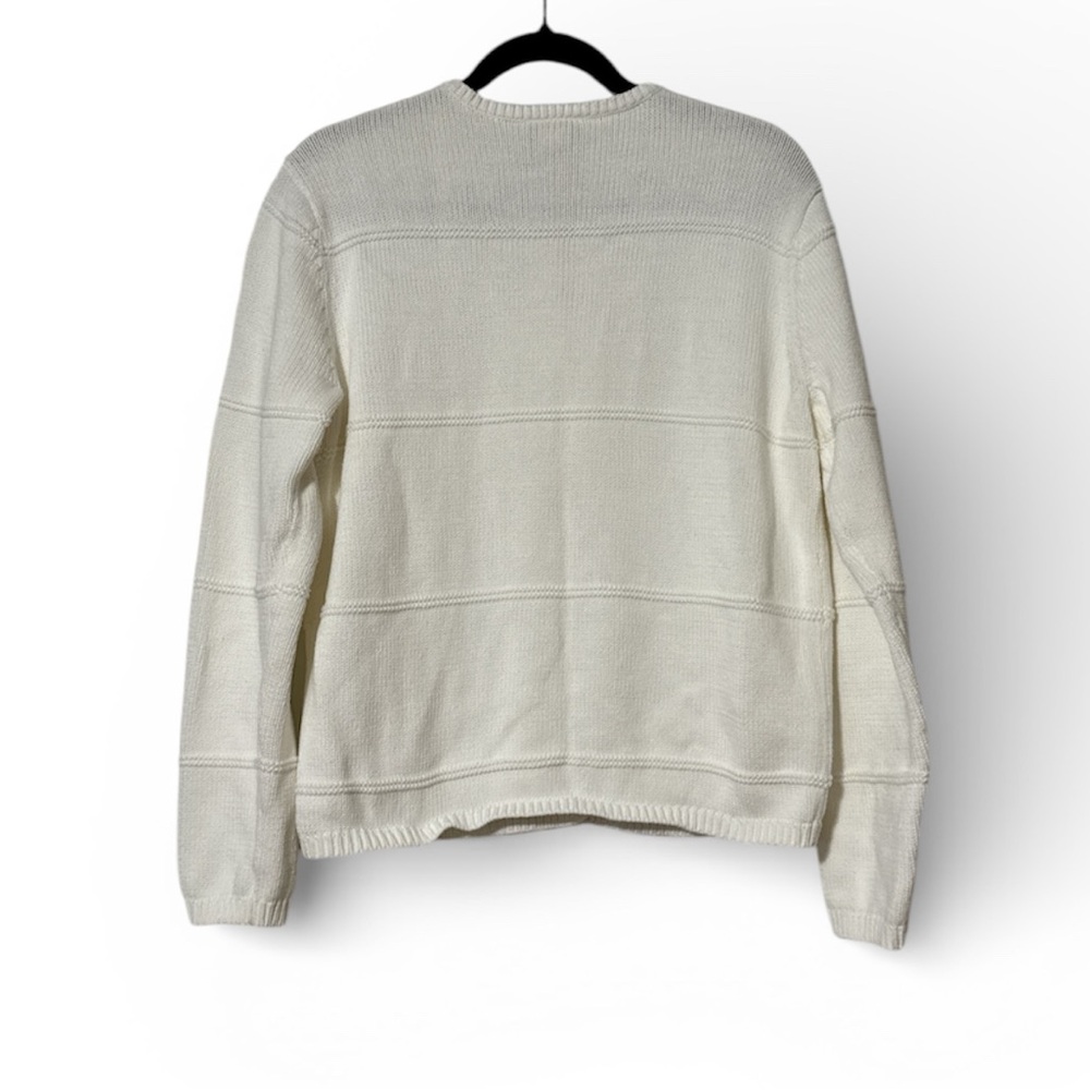 Talbots Ivory Button-Up Cardigan - Picture 2 of 4